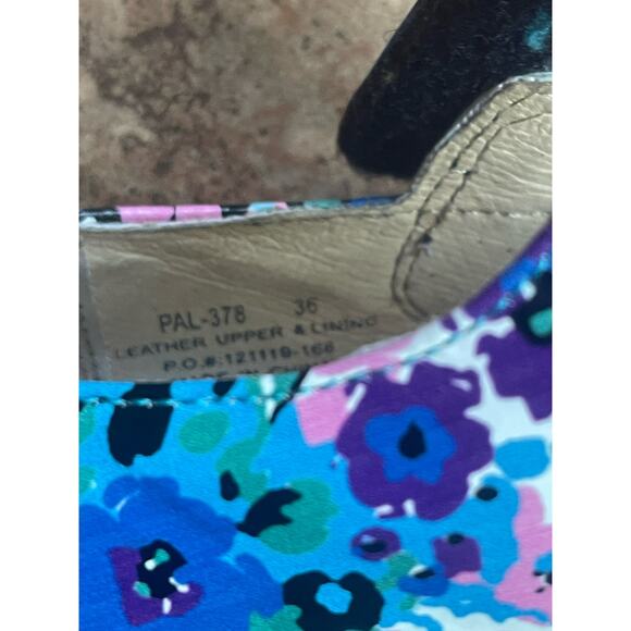 alegria mules blue floral sz 36 - Picture 5 of 8